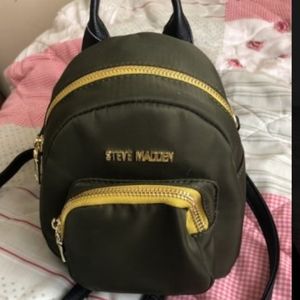 New Steve Madden Mini Olive backpack